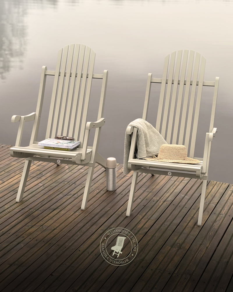 Klassisk däckstol i Veranda serien. - Westanqvarn