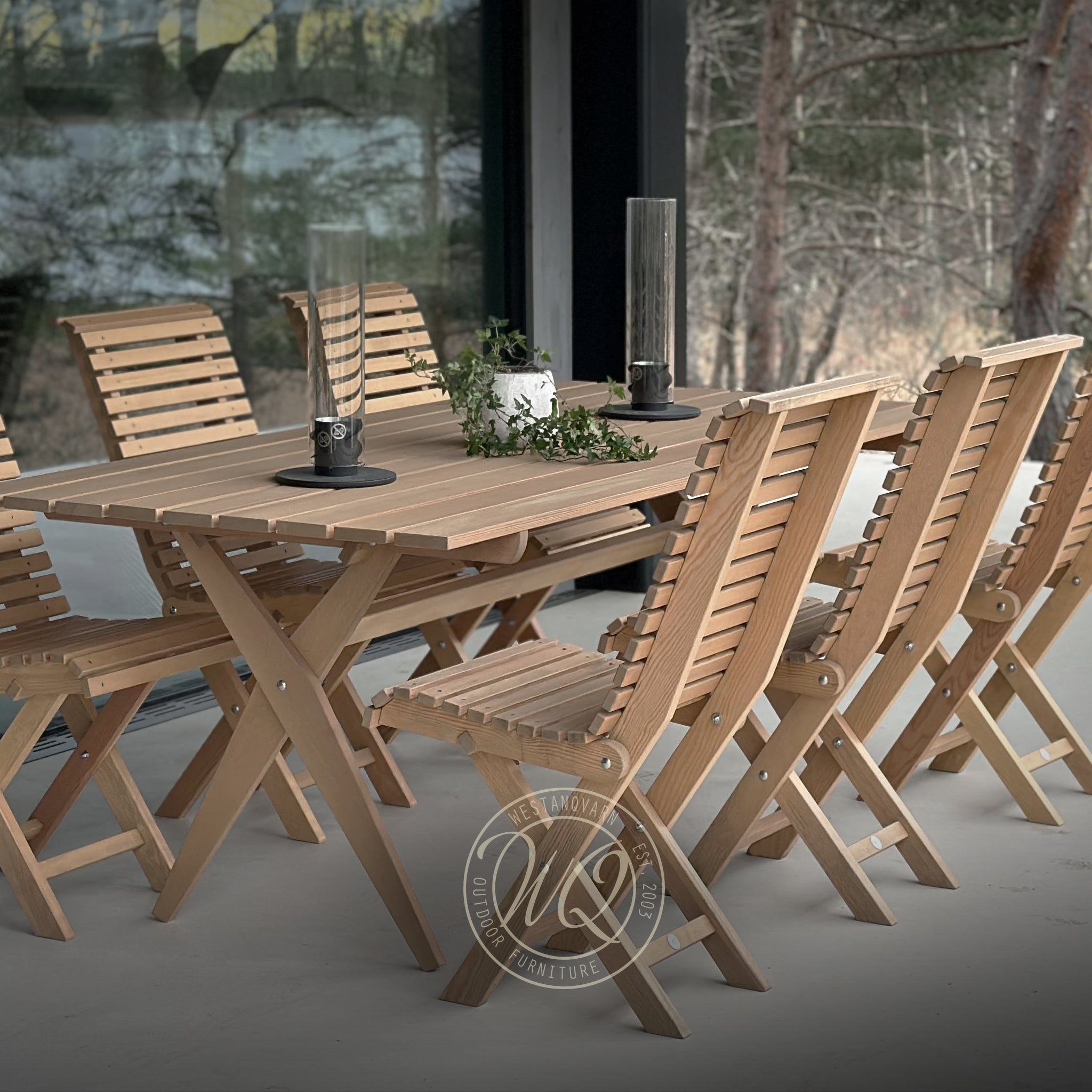Sand Colored Foldable Scandinavian Outdoor Furniture